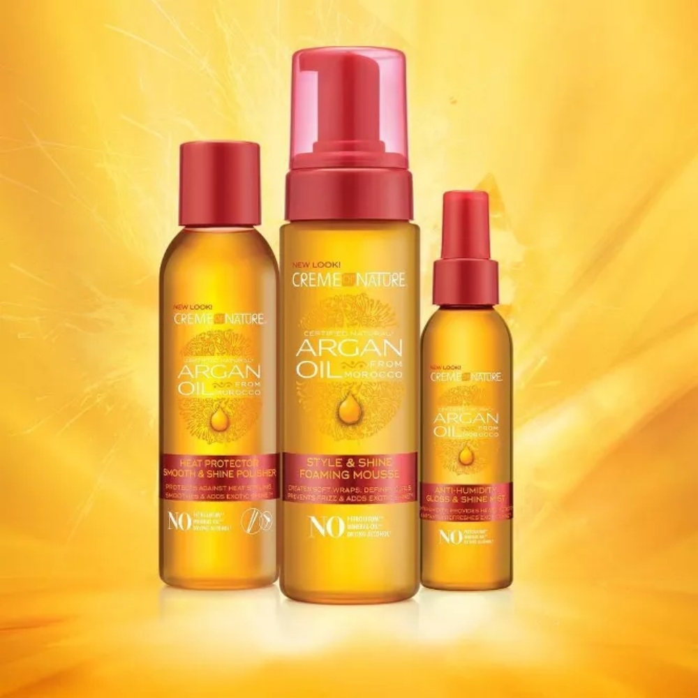 🐼🐼Creme of Nature Argan Oil Anti-Humidity Gloss & Shine Mist Hair Glosses -NWT - Picture 5 of 6